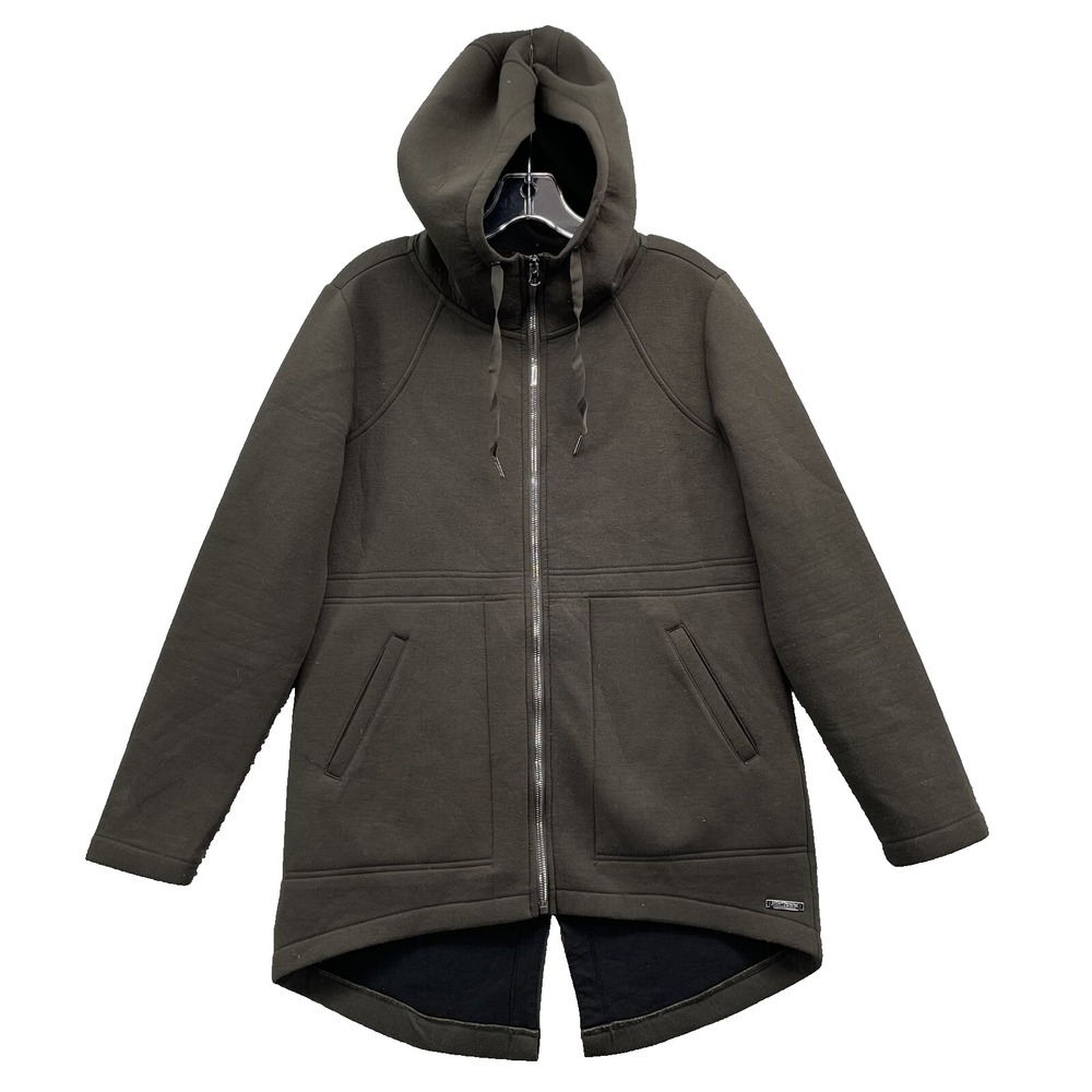 Betsey Johnson Performance Jacket Women Med Green Structured Outdoor Athleisure